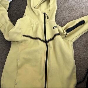 Nike Yellow Hoodie with Black Accents